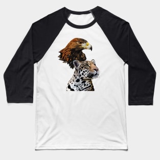 Golden Eagle and Jaguar Baseball T-Shirt